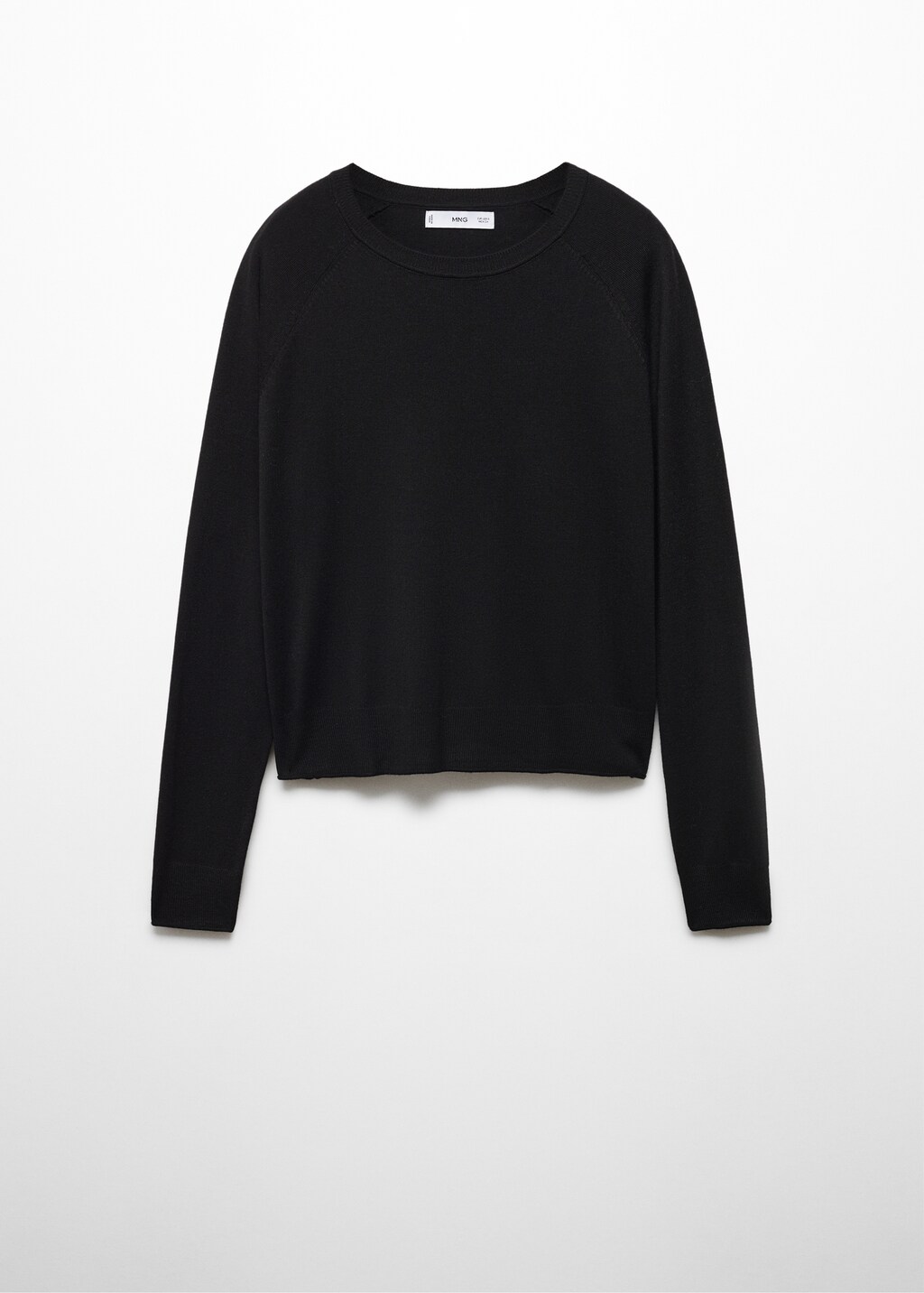 Mango pullover damen schwarz Clearance